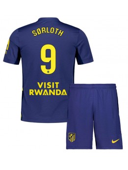 Detské Futbalové oblečenie Atletico Madrid Alexander Sorloth #9 2025-26 Krátky Rukáv - Preč (+ trenírky)